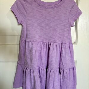 Cat & Jack Lavender Tiered Kids Dress
